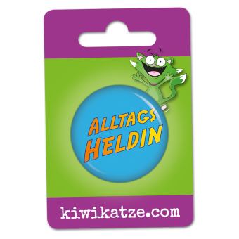 Ansteckbutton Alltagsheldin an Eurolochkarte